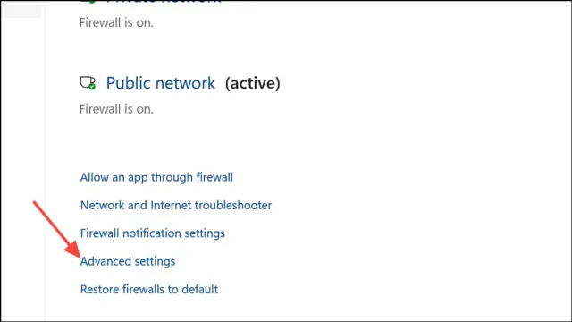 Advanced settings