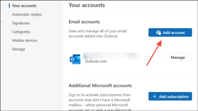 گزینه “Mail” سپس “Show Profiles” را انتخاب کنید. روی “Add” کلیک کنید تا یک پروفایل جدید بسازید و آن را به عنوان پروفایل پیش‌فرض تنظیم کنید