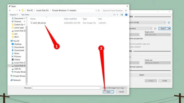  می‌توانید فایل را مستقیماً با کشیدن و رها کردن (drag-and-drop) داخل Rufus وارد کنید.