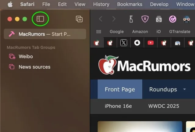 Show sidebar
