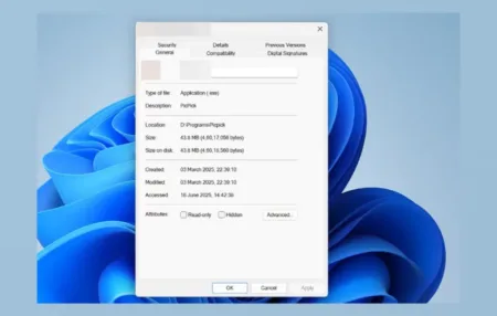 اضافه کردن یا حذف تب Compatibility از ویژگی‌های فایل در ویندوز 11