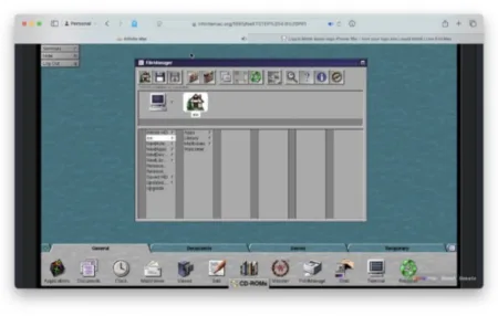 اجرای سیستم‌عامل‌های کلاسیک MacOS و NeXTSTEP در مرورگر وب شما