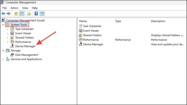 باز کردن Computer Management