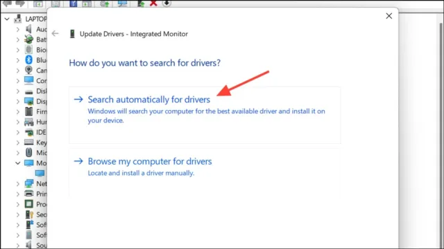  Search automatically for drivers