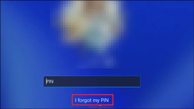 I Forgot My PIN