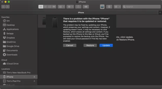 نحوه دانگرید از iOS 26 Beta به iOS 18